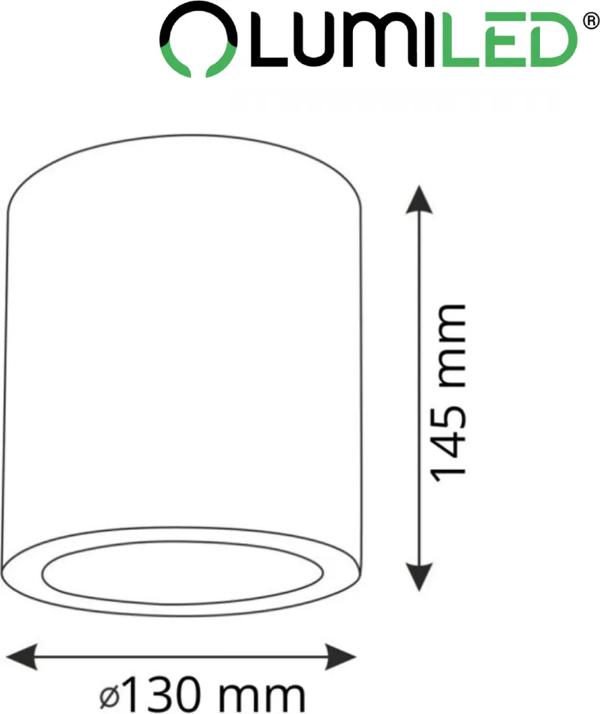 Downlight Rond Blanc E27 Solution Éclairage Plafond sans Encastrement - 5