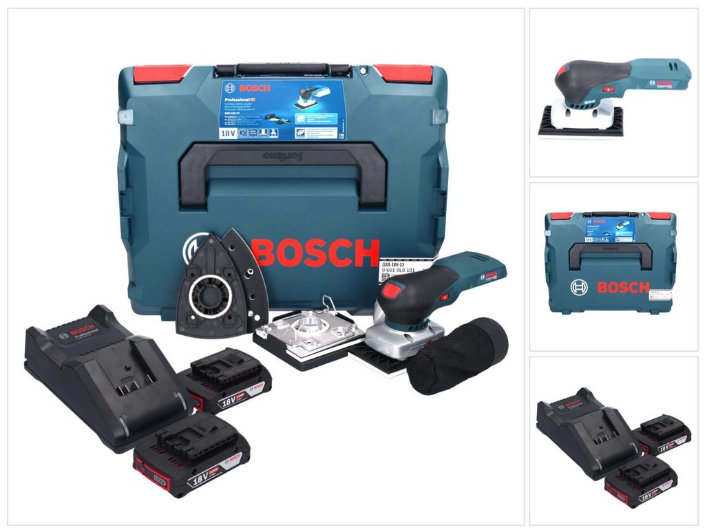 Bosch GSS 18V-13 Ponceuse vibrante sans fil 18 V + 2x Image du produit 