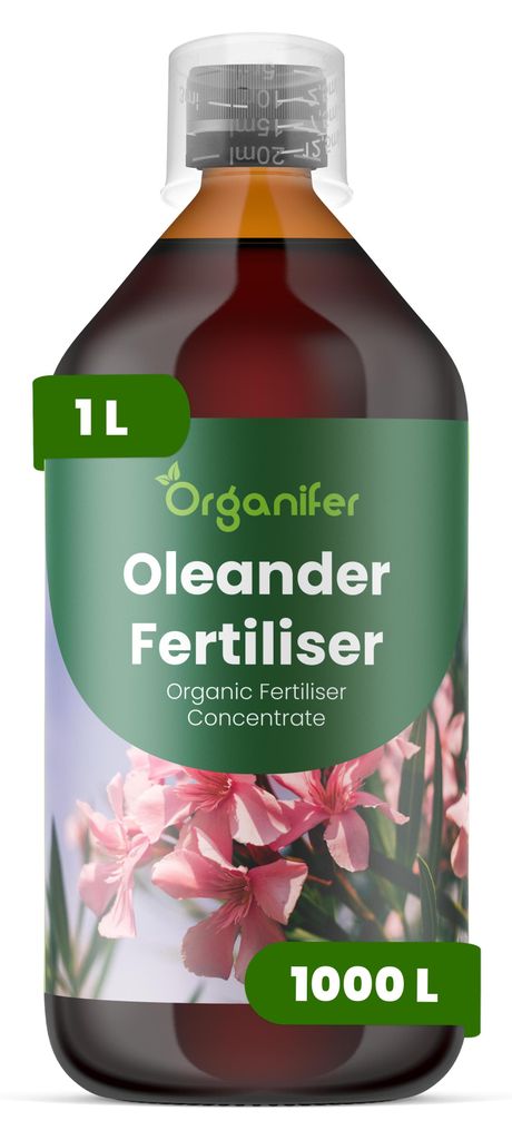 Oleander, tekuté hnojivo, 1 L – vzťah živín NPK: 2-1-8 – Obrázok produktu 