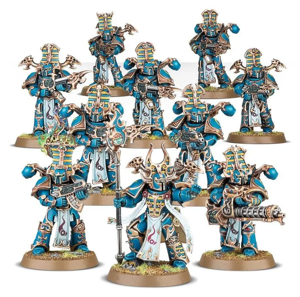 Figurines Marines Rubriques Thousand Sons Kit de Modélisme 10 Pièces - 11