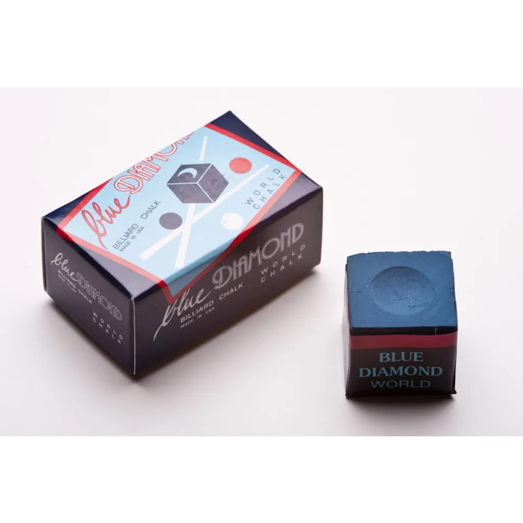 Cubes de Craie Blue Diamond : Adhérence Maximale pour Effets de Billard