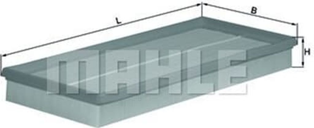 Luftfilter MAHLE LX 569 für BMW 3 Limousine (E36) Filtereinsatz