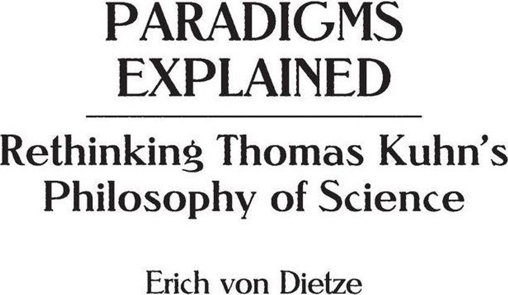 Paradigms Explained