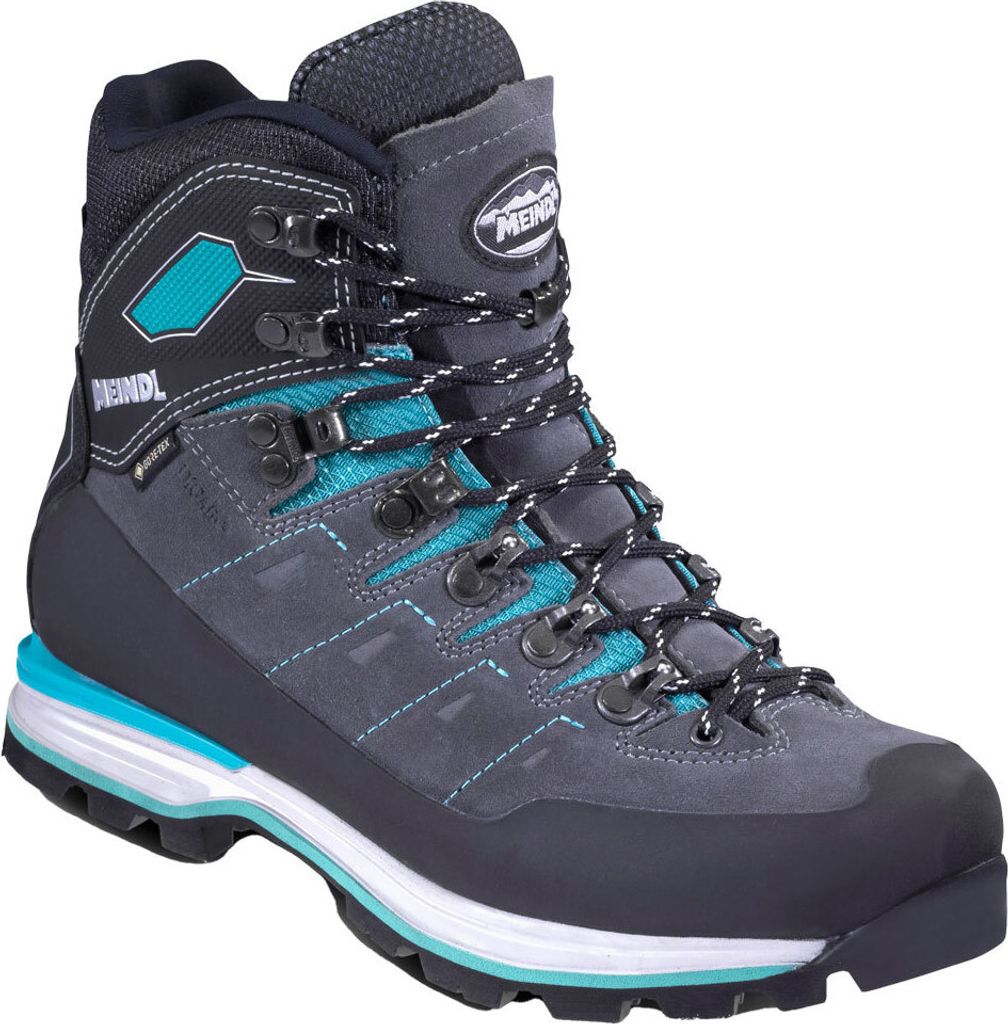 Meindl Damen Trekkingstiefel Air Revolution 4.4 Lady Anthrazit Türkis