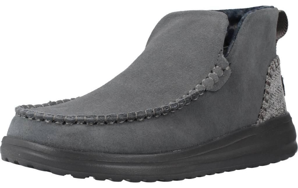 HEY DUDE DENNY (Modell) Freizeitschuhe aus grauem Wildleder