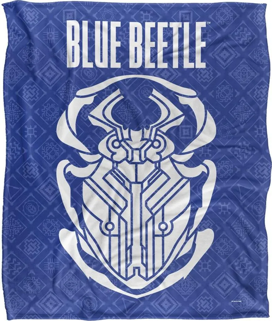 Couverture Blue Beetle TV19004 à impression répétée taille unique