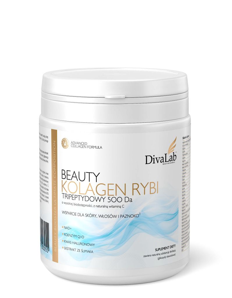 DivaLab Beauty Kolagen Tripeptid Ryba 500 Da Šnekí sliz Obrázek produktu 