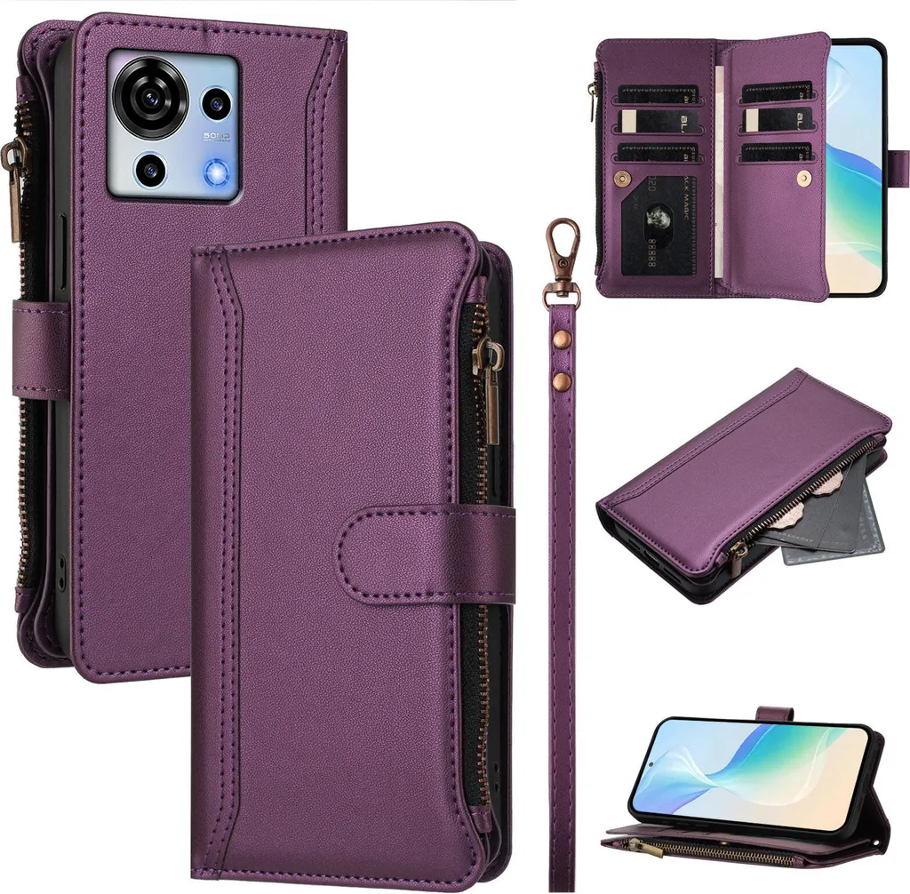 RankOne Custodia in Pelle per Nubia Neo/ZTE Blade V40 Design