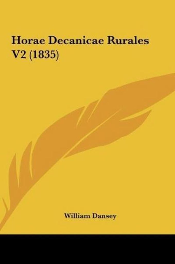 Horae Decanicae Rurales V2 (1835)