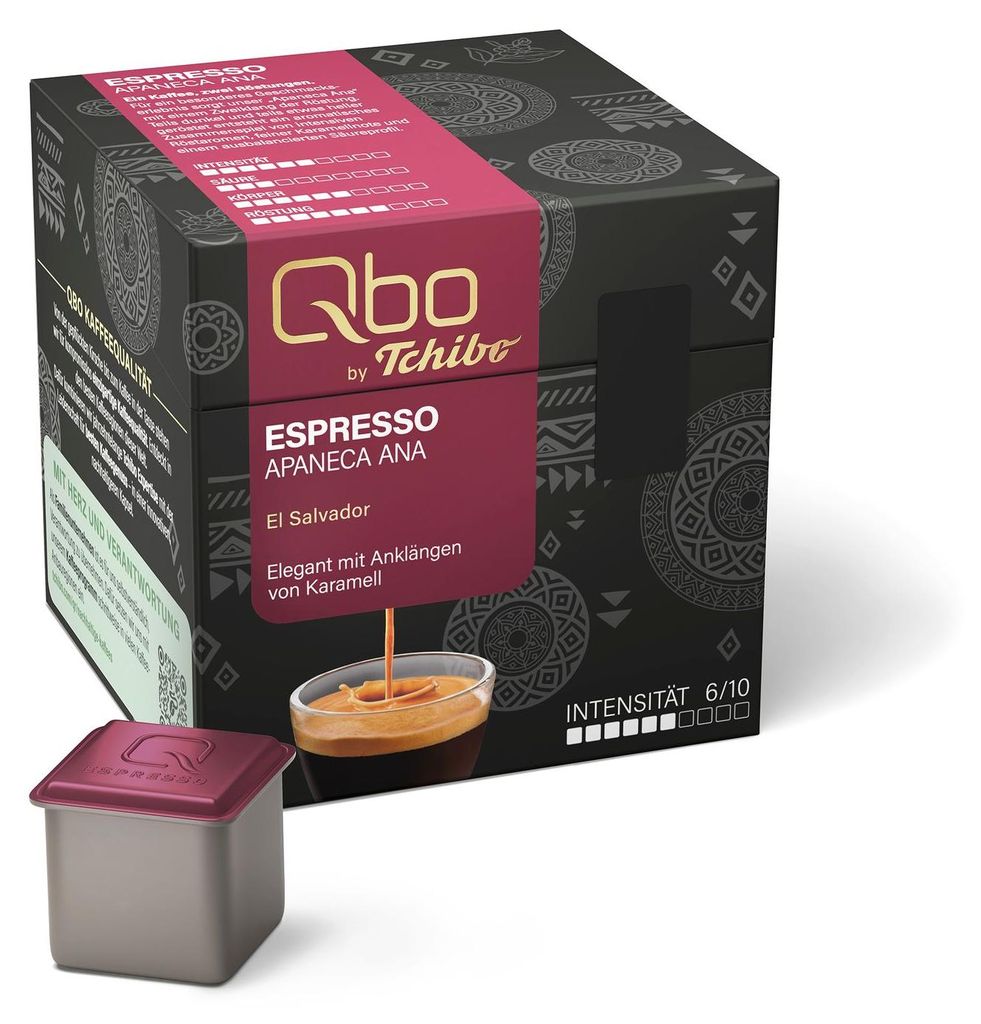 Tchibo Qbo Espresso Apaneca Ana Premium Kaffeekapseln, 27 Produktbild 
