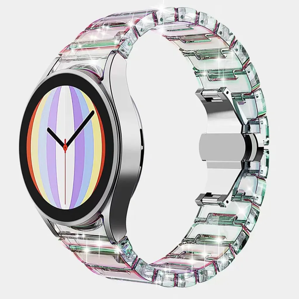 Cinturino in PC SYSTEM-S Trasparente 20mm | Samsung Galaxy Watch 4 5