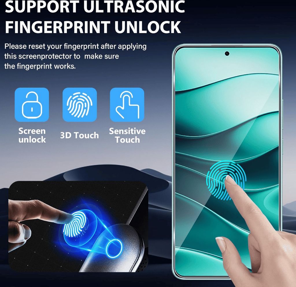 2X Schutzglas für Xiaomi Redmi Note 14 5G Panzerfolie Produktbild 3