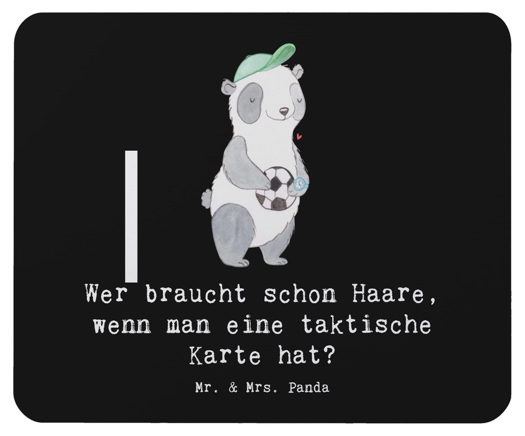 Mr. & Mrs. Panda Mouse Pad Fußballtrainer Einzigartig - Produktbild 