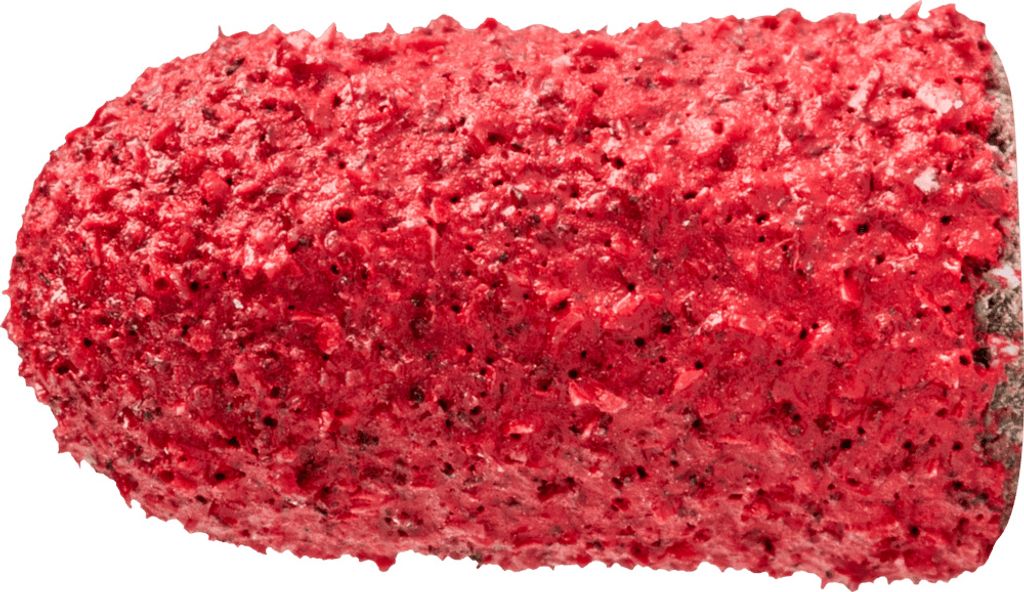 PFERD TOOLS POLICAP Schleifkappe PC Walzenrundform Keramikkorn Ø 5x11 mm CO-COOL80 für Edelstahl