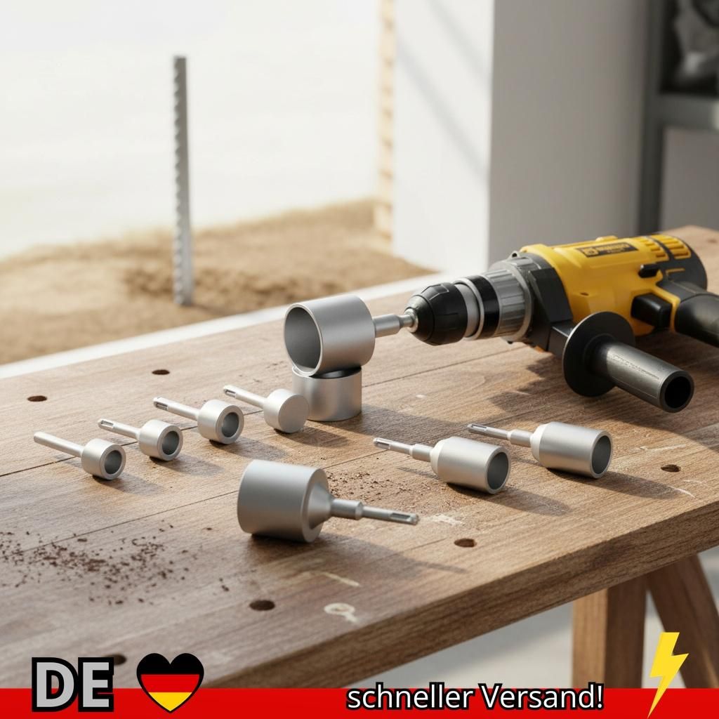SDS-Plus Erdungsstab-Treiber 30 45 65 Mm Durchmesser für Bohrhammerbohrer