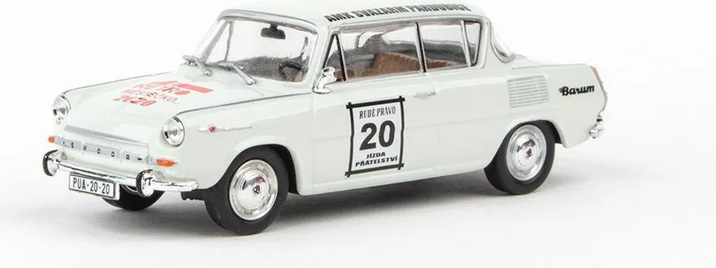 Voiture miniature Skoda 1100 MBX 1969 - Abrex 1:43 Collection Métal