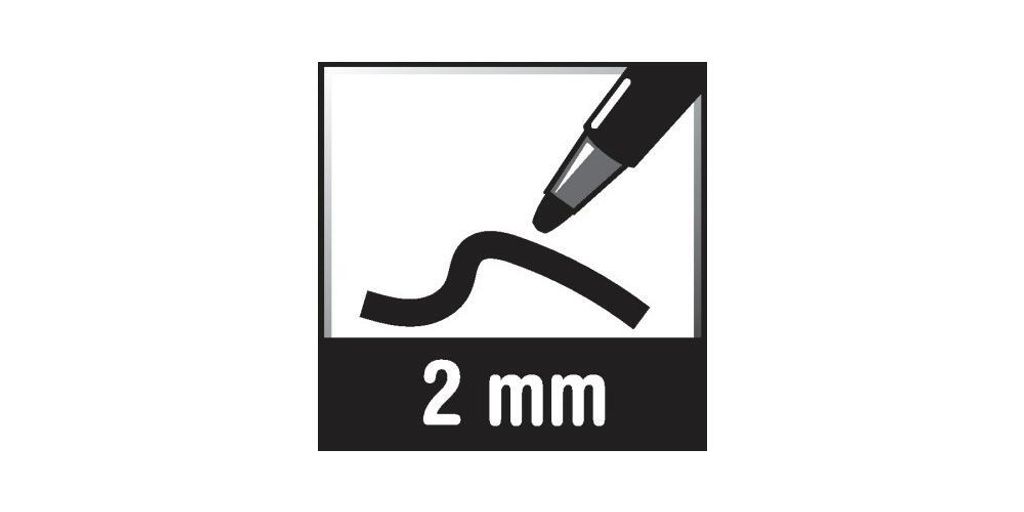 Pentel Permanentmarker 2,0mm or