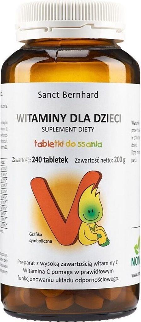Sanct Bernhard Kinder-Vitamin 240 Tabletten BI5344 Produktbild 