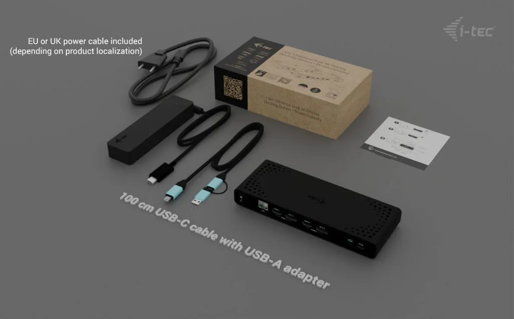 Station d'accueil Double Écran 4K Universelle USB-C avec Charge 85W - 12
