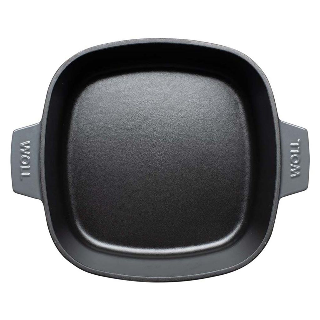 WOLL 'Iron Kasserolle viereckig mit Deckel in Carbon Grey Produktbild 9