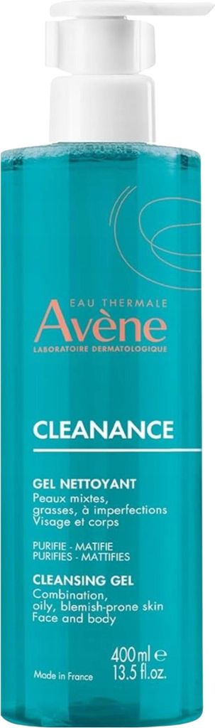 Avène Cleanance Gel nettoyant, 400 ml Gel Image du produit 