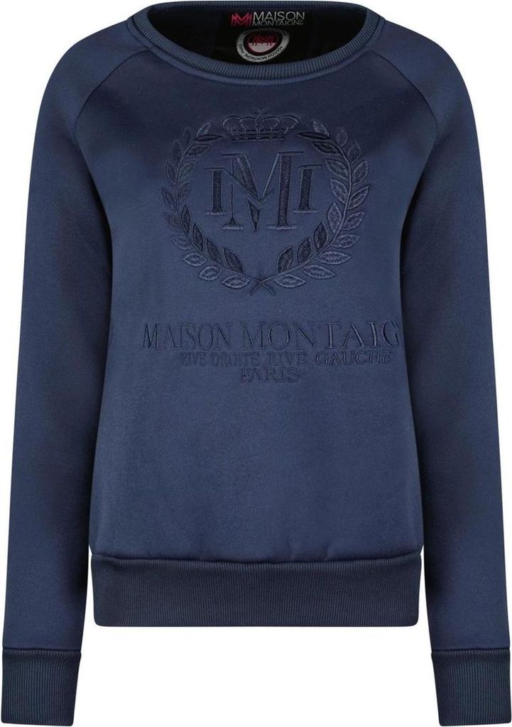 Maison Montaigne Damen Bluse Marine RBMWW6411F/MM-MARINE Grösse S