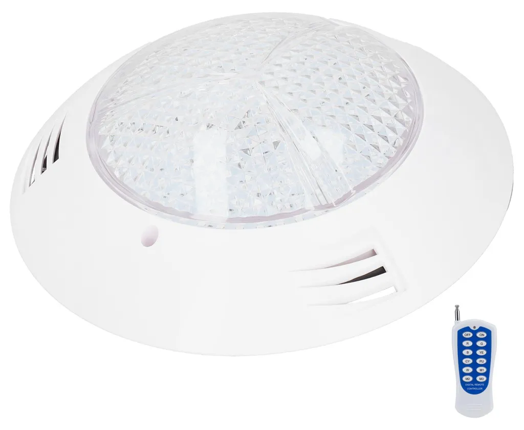 Lampe de Piscine LED IP68 Imperméable 18W Multicolore avec Télécommande