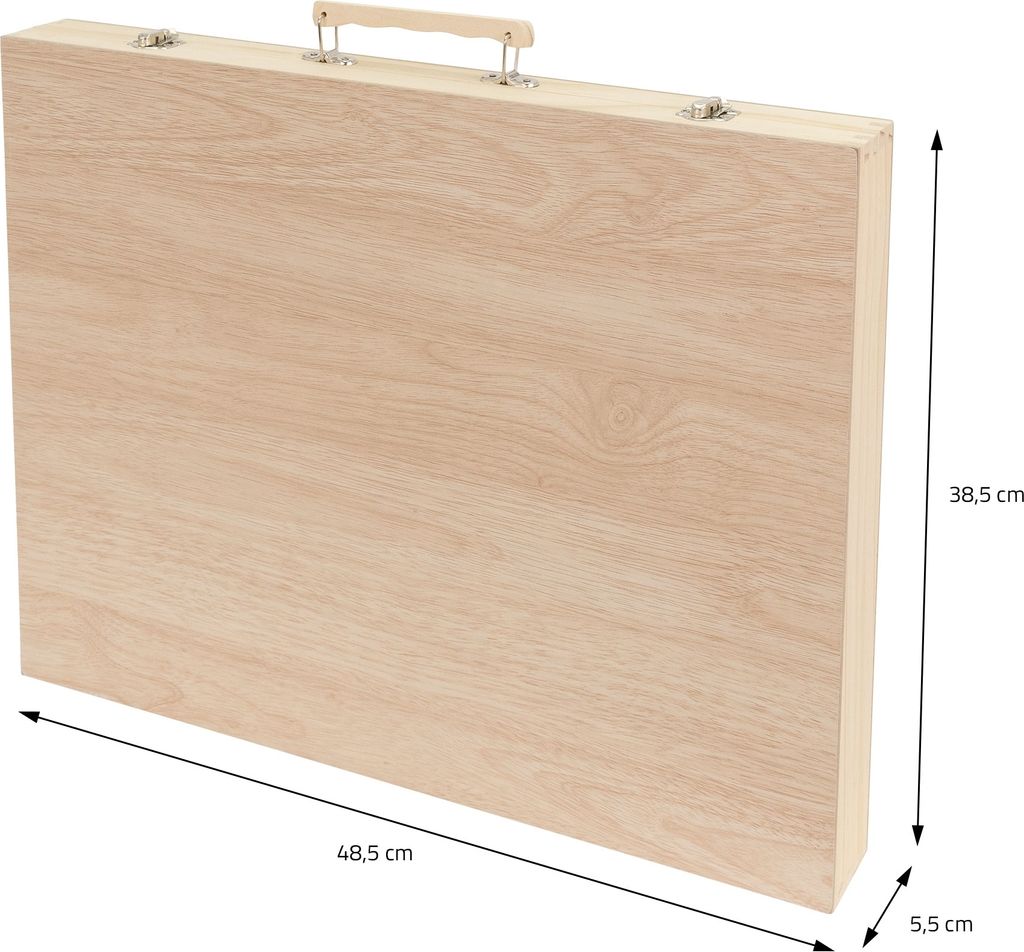 ECD Germany Malset mit Holzkoffer 220-Teilig für Kinder Produktbild 7