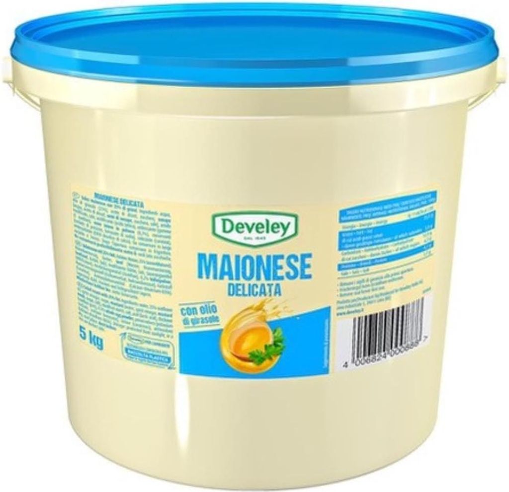 Mayonnaise Sauce Develey Mayonnaise Delicata Eimer 5 kg