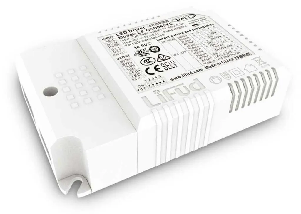 Anti-scintillement : Driver LED 42W Ideal Lux 1000mA pour panneau