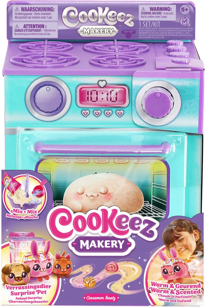 INVENTO Cookeez Makery Four Brot 0 : Peluche Parfumée Surprise à Cuire