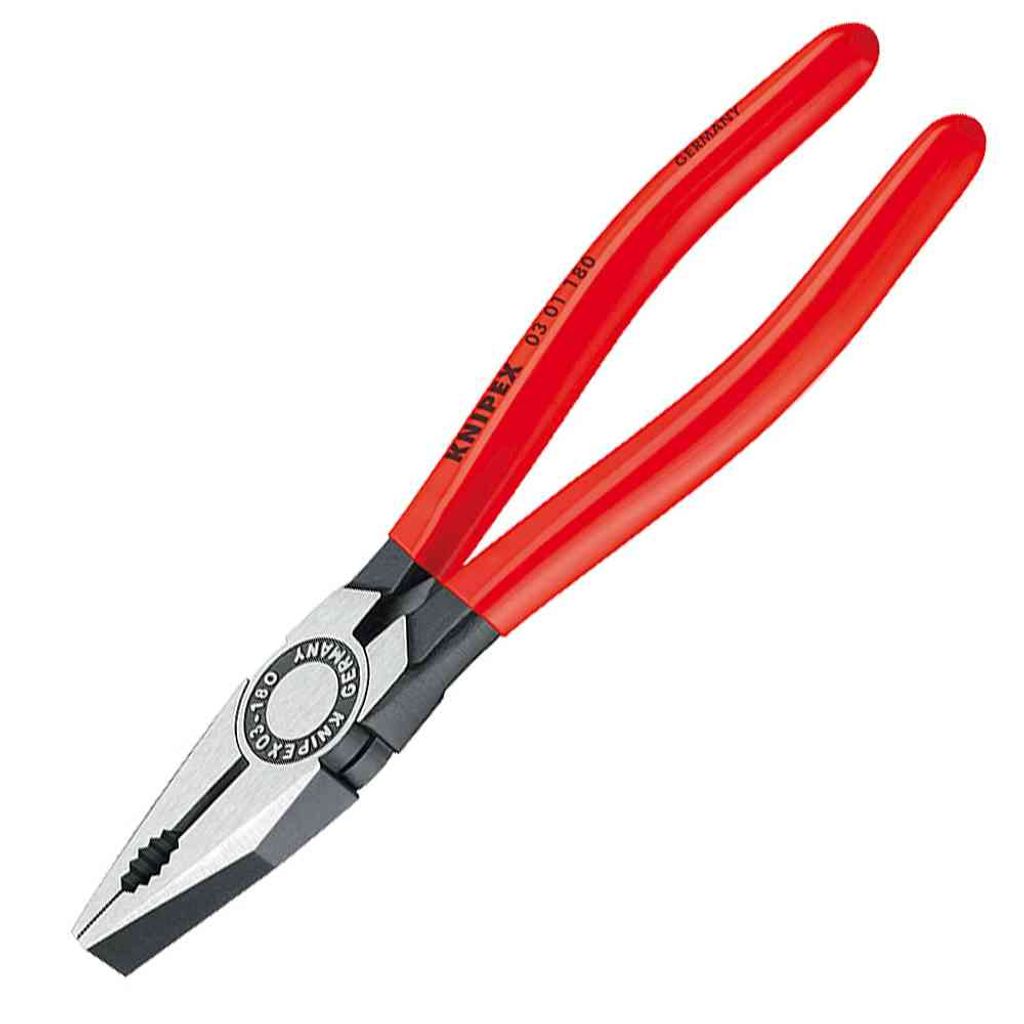 Knipex 030-1160 Kombizange 160mm leichte Ausführung, rot/silber