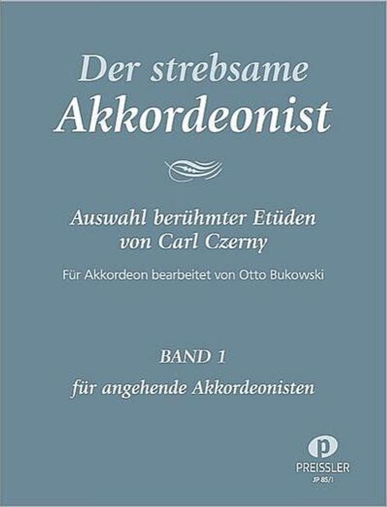 Der strebsame Akkordeonist 1 - Auswahl beruehmter Etuedenfür Akkordeon