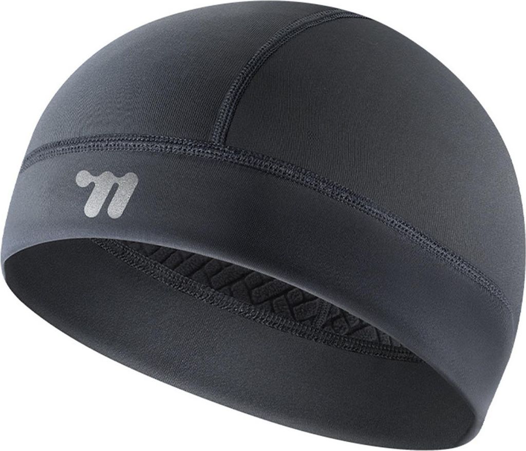 Winter-Helmfutter, winddicht, mit Fleece gefüttert, Ski-Schädelkappe, Thermo-Beanie-Mütze, kaltes Wetter, Radsport-Laufmütze für Männer und F...