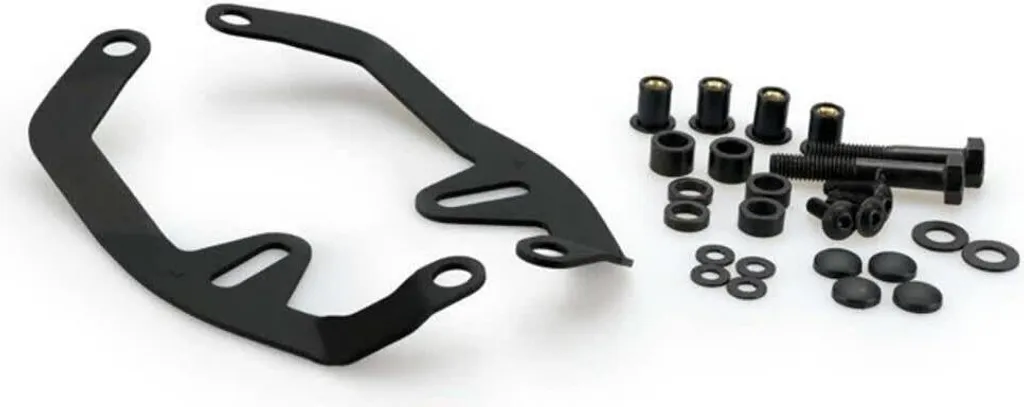 Supports de dôme universels PUIG super clair noir pour pare-brise moto