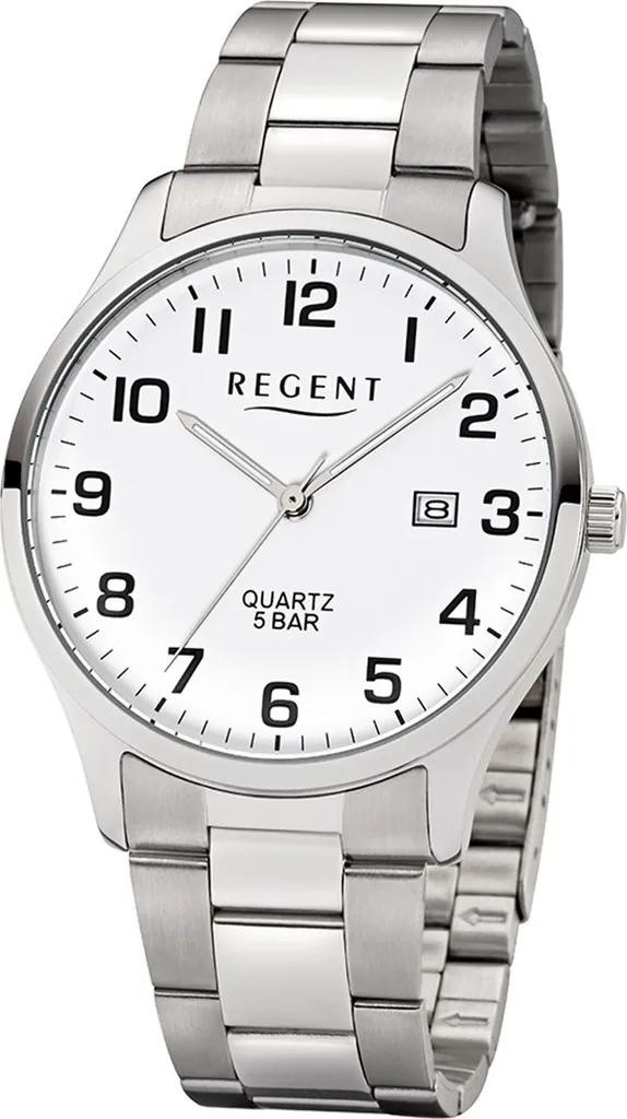 Orologio Uomo Regent - Bracciale Acciaio Inossidabile - Design Senza Tempo