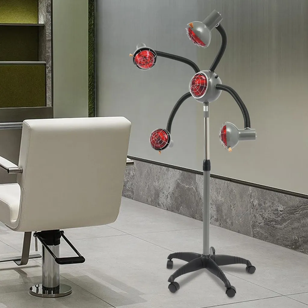 Haardampfer professionnel à lampes infrarouges 750W - Modèle sur pied - 3