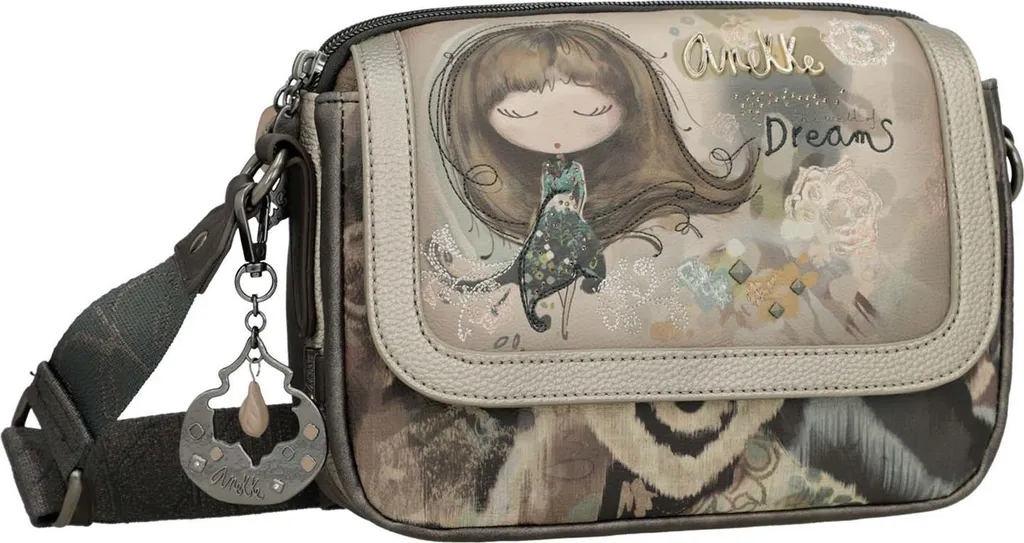 Anekke borsa a tracolla Real Oval Flap-Crossbody Bag Multicolor multicolore - 2