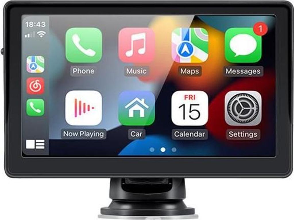 Tragbares 7-Zoll-Autoradio – 500 W – CarPlay – Android Auto – Bluetooth