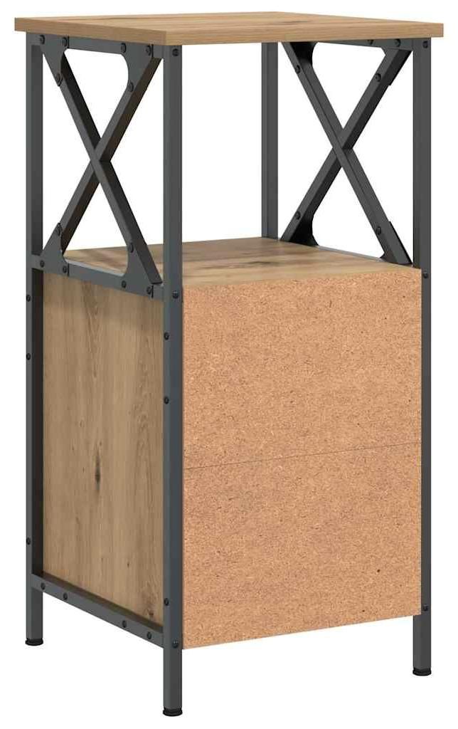 VidaXL 857252, Dąb, Metal, Drewno, 340 mm, 355 mm, 700 mm, Zdjęcie produktu 