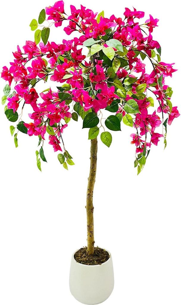 Künstlicher Bougainvillea-Baum - Topfpflanze - Größe 3XL - Realistisch - Innen/Außen - Bodenstehend - Rosa
