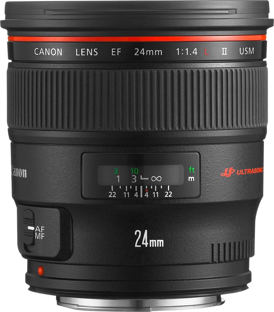 Canon EF 24mm f/1.4L II USM, 13/10, 24 mm, 0.25 m, 93.5 mm, Produktbild 