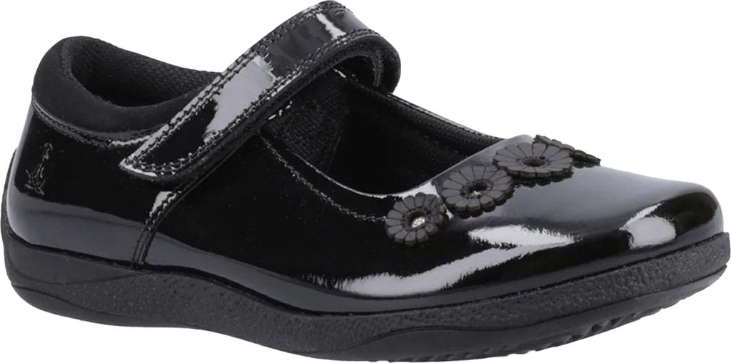 Hush Puppies - Mädchen Schul-Uniform-Schuhe "Christina", Leder FS10954 (38 EU) (Schwarzer Lack)