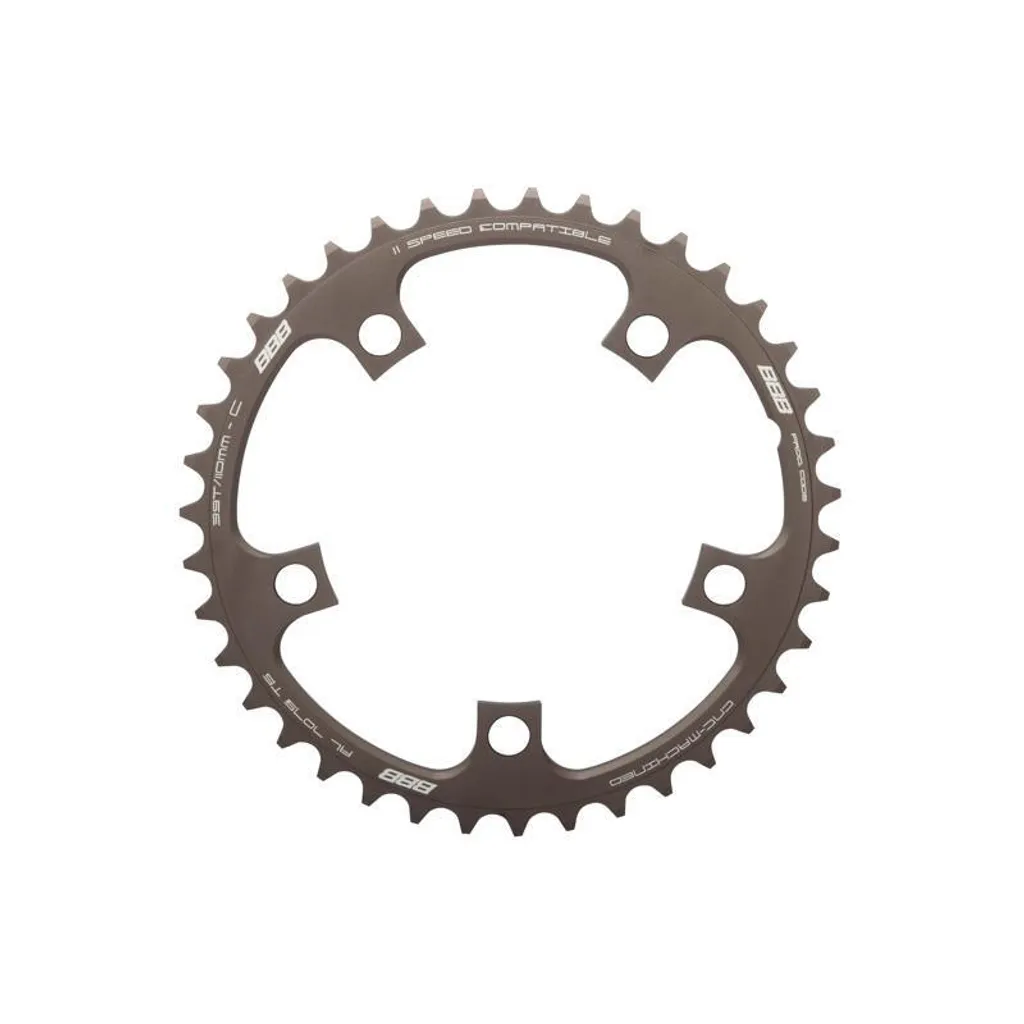 Plateau Route 42 Dents BBB BCR-22C RoadGear Idéal pour Cyclosport et Compétition