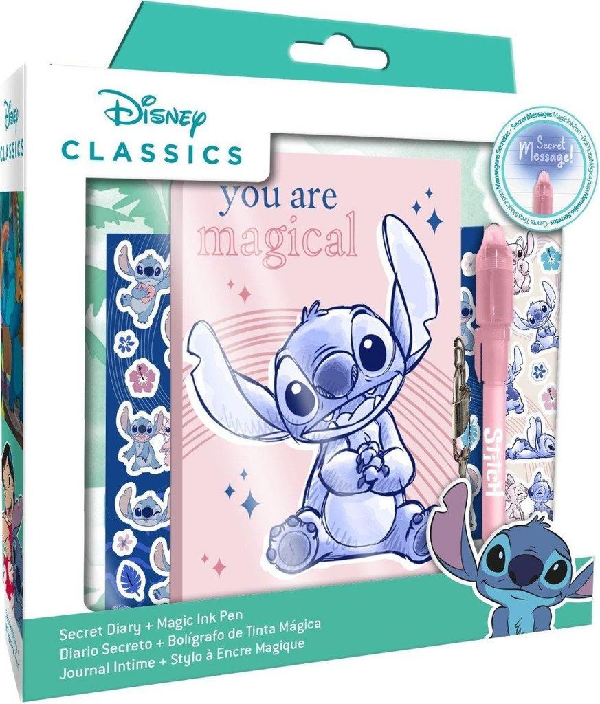 Disney Lilo & Stitch Geheimes Tagebuch mit Zauberstift 3+