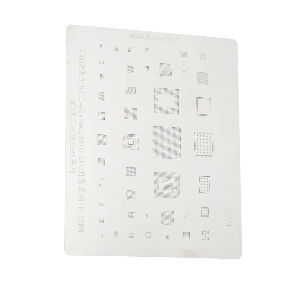 Stencil Reballing Professionale BGA - Modello Impianto CPU iPhone e Android - 7