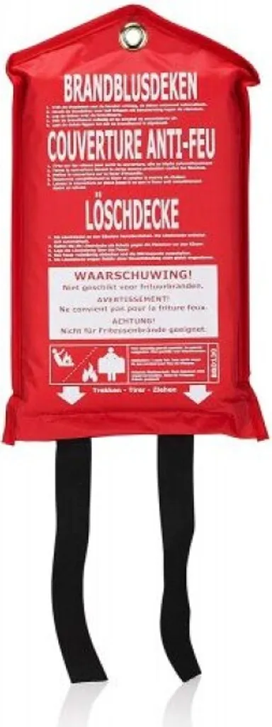 Couverture anti-feu Smartwares 1x1m équipement sécurité incendie maison