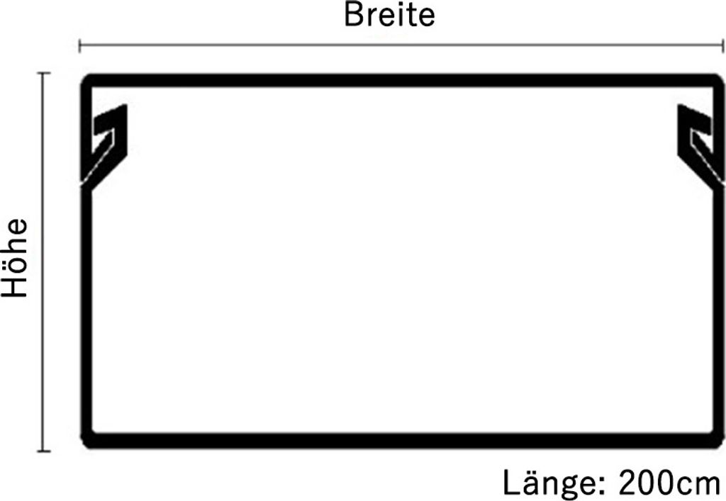Kabelkanal aus hochwertigem PVC weiß Kabelleiste 2m - 5 Produktbild 2