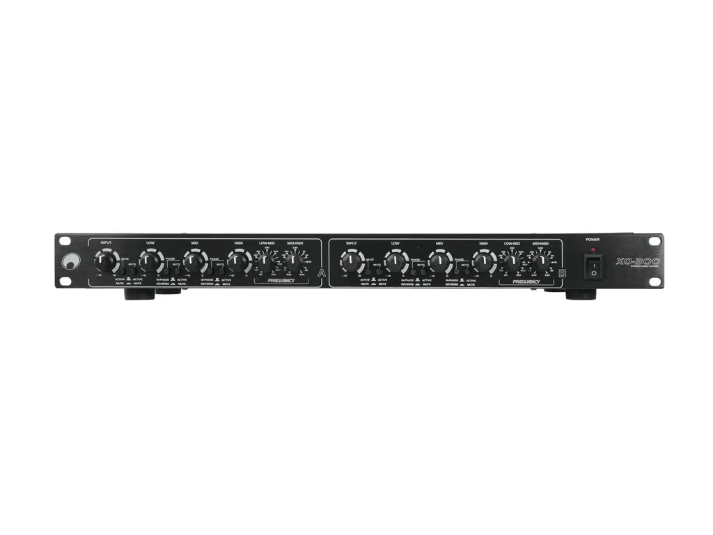 Filtre de Fréquences Actif 3 Voies Omnitronic XO-300 Format Rack 19"