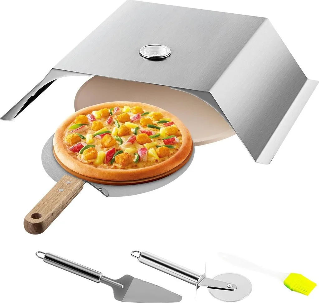 Modulo Forno Pizza Alta Temperatura per Kettle 22" | Inox AISI 430